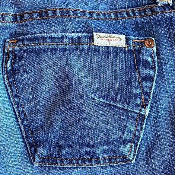 David Kahn Heidi‎ Cropped Capri Jeans Women's Sz 30 Beachy Coastal Hipster - Picture 7 of 12